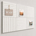 Stripe Felt Bulletin Board Tiles, Cork Board Alternative 24 x 36 in