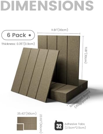 Fluxynara Felt Bulletin Board & Cork Board Alternative, Earth Brown