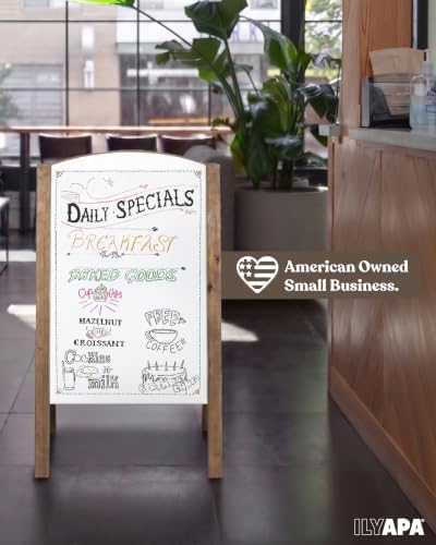 Ilyapa A Frame Whiteboard Easel Sign 20x30 in - Sandwich Signs Outdoor