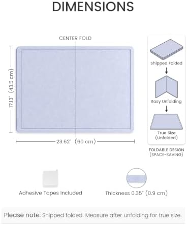 Fluxynara 23.6" x 17.1" Bulletin Board, Soft Periwinkle