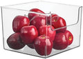 iDesign Open-Front Storage Bin, Clear
