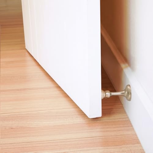 Design House Magnetic Doorstop, Satin Nickel