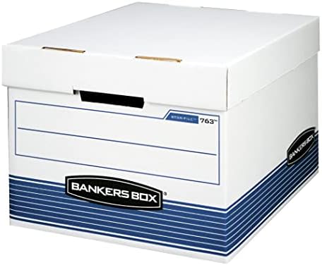 Bankers Box 30-Pack Medium Duty File Storage Boxes with Lids, FastFold Assembly, Letter/Legal, STOR, (0076316)