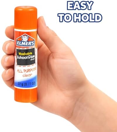 Elmer's All Purpose School Glue Sticks, Washable, 22 Grams, 30 Count - Classroom, Arts & Crafts, #1 Teacher Brand