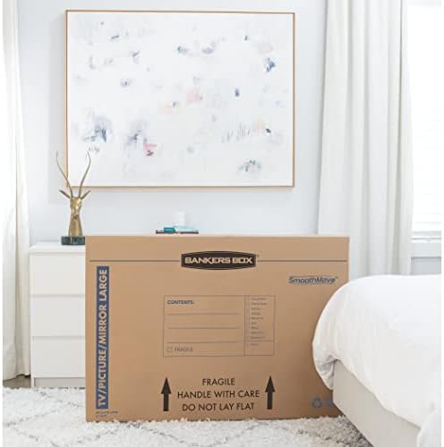 Bankers Box 4-Pack Large TV/Picture/Mirror Moving Boxes