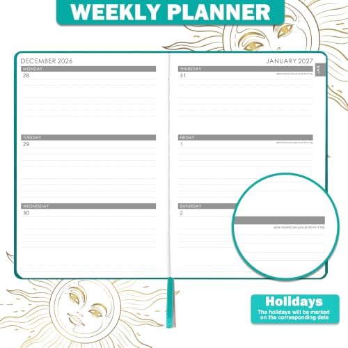 2027 Planner - 2027 Weekly Monthly Planner, 5.75" x 8.25"