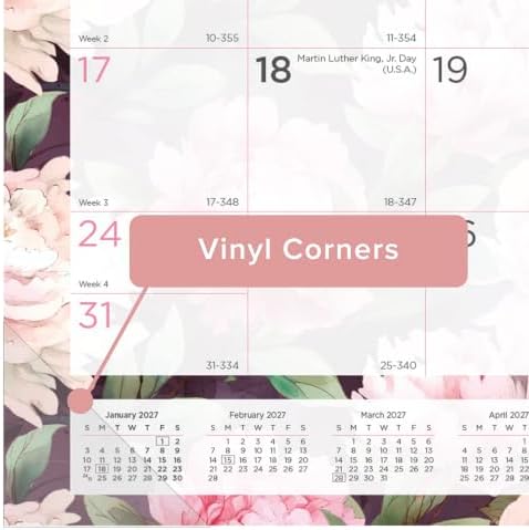 Blueline® 2027 Pink Monthly Desk Pad Calendar, 12 Months, January to December, 22" x 17", Pink (C193105)