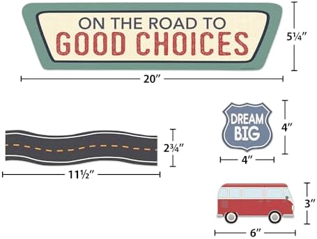 Teacher Created Resources Moving Mountains Road Trip On the Road to Good Choices Mini Bulletin Board (TCR9225)