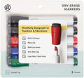 U Brands Dry Erase Markers with Eraser, Chisel Tip, Assorted, 5 Count