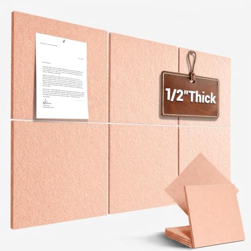 36" x 24" Large Felt Bulletin Board 1/2" Thick, Pink