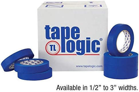 Aviditi Tape Logic 2 Inch x 60 Yards, Multi-Surface Blue Painter's Tape, Pack of 24 Rolls, Easy Removal and Residue Free