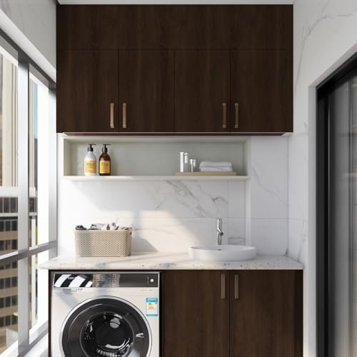 Abyssaly Wood Contact Paper, Brown Walnut Wood Grain Peel and Stick Wallpaper for Countertops, Self Adhesive Removable Wood Viny Film Easy to Clean for Cabinets Desks and Drawers15.7 X 236"