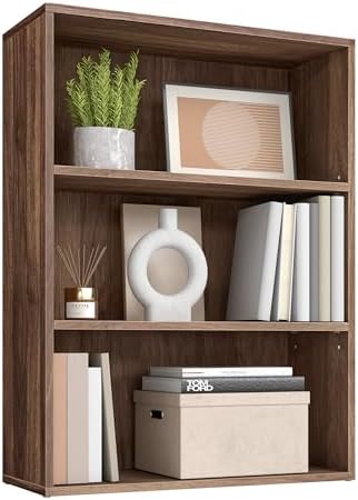 VASAGLE 3-Tier Bookshelf, Storage Organizer, 23.6 x 9.4 x 32 Inches