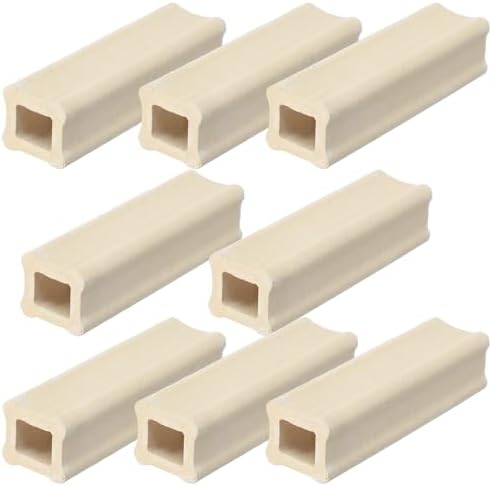 Nuanchu 4 Pack Kiln Post High Alumina Kiln Posts, 4 x 1 Inch