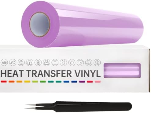 VinylRus Heat Transfer Vinyl, Lilac, 12" x 20ft