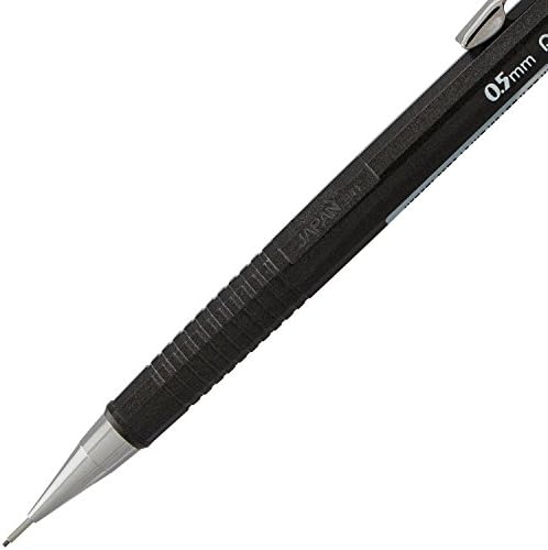 Pentel Sharp Mechanical Pencil, (0.5mm), Metallic Graphite Barrel, Box of 12 (P205MN)