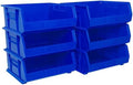 Akro-Mils 30250 AkroBins Plastic Storage Bins, 15"x16"x7", Blue, 6-Pack