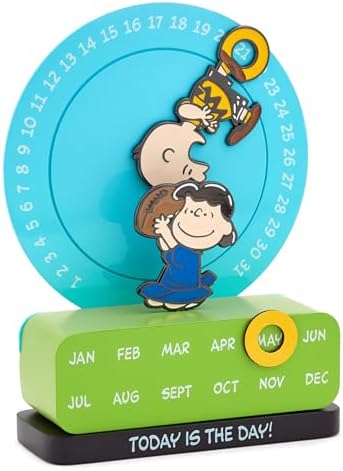 Hallmark Peanuts Magnetic Perpetual Calendar (Charlie Brown and Lucy)