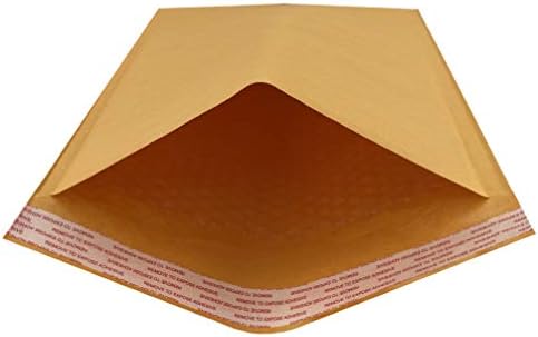Amazon Basics Kraft Bubble Self-Seal Padded Mailing Envelopes, 10.5" x 16" (Internal Size 10.25" x 15"), Shipping Packaging, Brown, 25-Pack