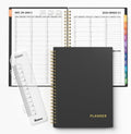 SUNEE 2027 Appointment Book, Quarter-Hourly, Weekly Monthly Planner, 6" x 8.3",Black