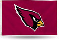 NFL Rico Industries Standard 3' x 5' Banner Flag Single Sided - Indoor or Outdoor - Home Décor