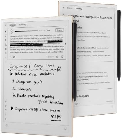 iflytek AINOTE 2, 10.65" E Ink Tablet with Recording & AI Meeting Summaries