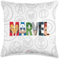 Marvel Avengers Super Heroes Comic Book Throw Pillow