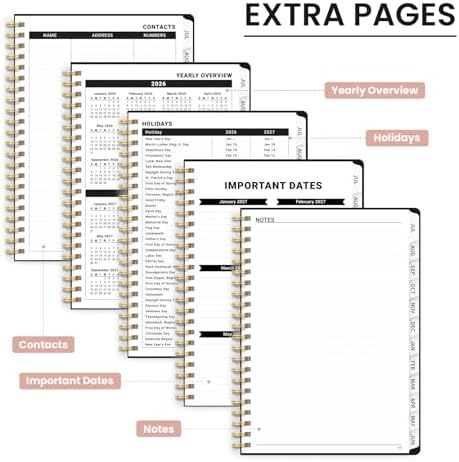 ZOTIA Planner 2026-2027 Jul 2026-Jun 2027 Academic Monthly & Weekly Planner