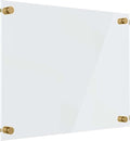 Ships Next Day, Made in USA - Acrylic Dry Erase Board | Non-Magnetic Dry Erase Board | Hanging Frameless White Board | Acrylic for Office, School and Home Walls | for Kids & Adults (Clear - 24x30)