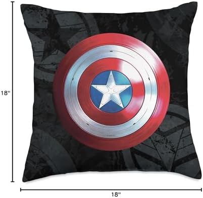 The Falcon and The Winter Soldier Captain America Shield Throw Pillow