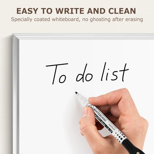 Small Magnetic Whiteboard, 16" x 12" Dry Erase White Board