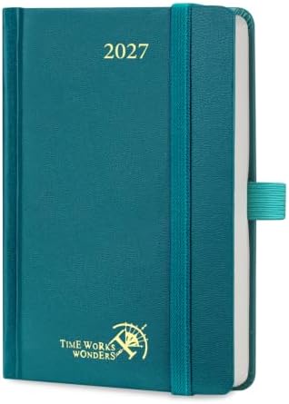 POPRUN 2027 Pocket Daily Planner One Page Per Day, 4.25"x6.25",Day Planner