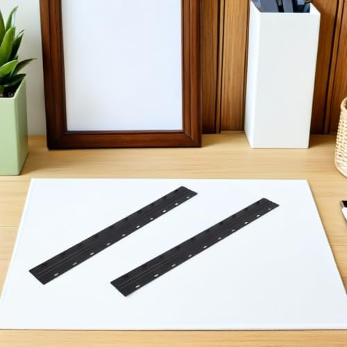 100pcs Black Plastic Paper File Fasteners for Presentation Folders