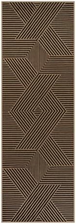 Lahome Modern Geometric Runner Rug, 2x6 Washable Rug Runners for Hallway
