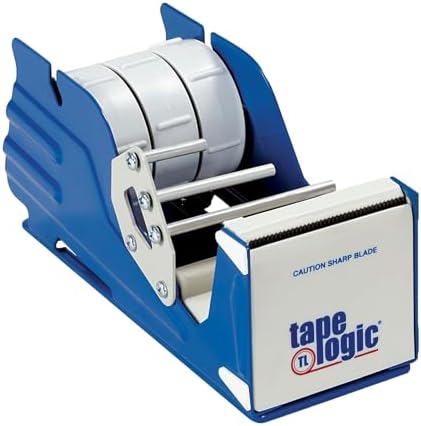 Tape Logic 3 Inch Multi Roll Packing Tape Dispenser, Heavy Duty Desk Tape Dispenser with Non-Skid Base for Shipping Tape, Packaging Tape, Moving Tape, Mailing, Office, Warehouse & Packing Supplies
