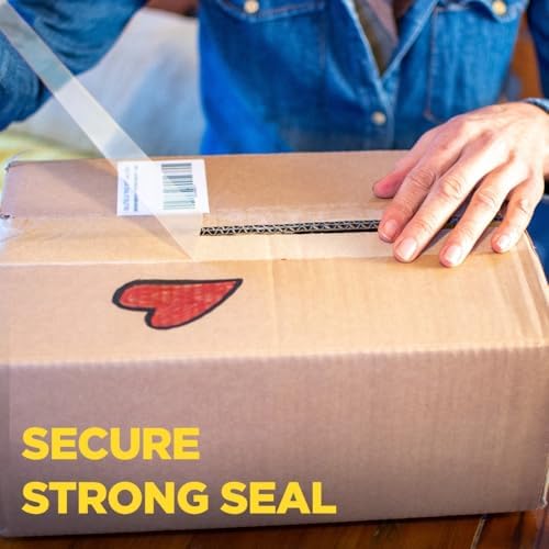 Scotch Secure Seal Packaging Tape, 6-Count, 1.88 in x 54.6 yd (Pack of 6)