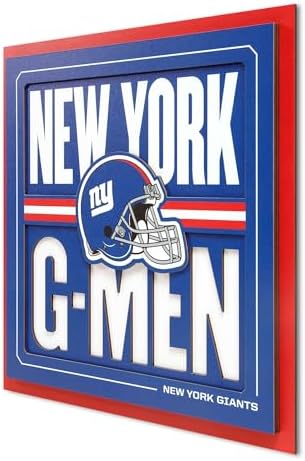 YouTheFan NFL New York Giants Slogan Series 3D Wall Art