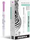 Zebra Pen MILDLINER No Bleed Highlighter, Magenta Color, Dual Tip, 12-Pack