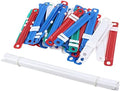 XYWHPGV Office Colors Plastic Binding Document Paper Fasteners Green Red Blue 50 Pcs(e4b35 cb438 1ad54 a7a23 45e2d e5699