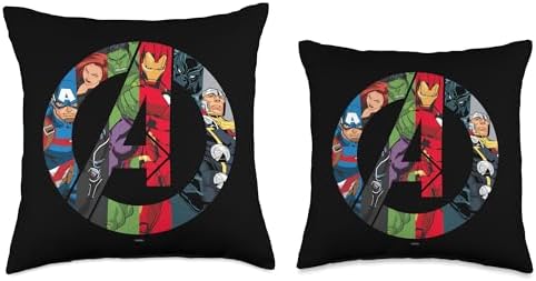 Marvel Avengers A Logo Throw Pillow
