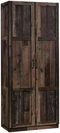 Sauder Select Storage Cabinet, Pantry Cabinet Kitchen Storage with Adjustable Shelves, Utility Room Storage Cabinet, in Reclaimed Pine