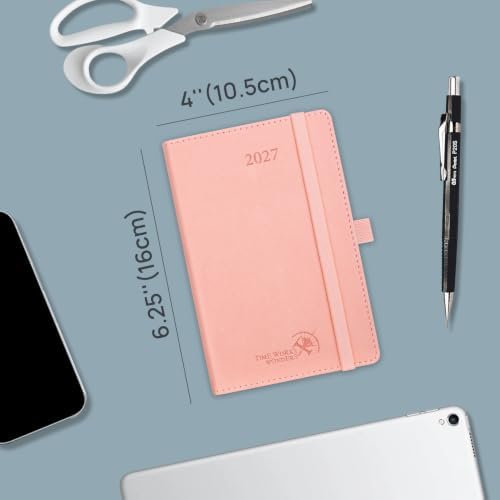 POPRUN Pocket Calendar 2027 for Purse, Weekly & Monthly Planner Pocket Size