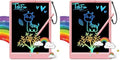 TEKFUN LCD Writing Tablet for Kids, 10-inch Coloring Drawing Pad, Mess Free Doodle Board, Christmas Gifts for Girls and Toddlers, Toys for 3 4 5 6 7 8 Year Old Boys (Pink) (Pack of 2)