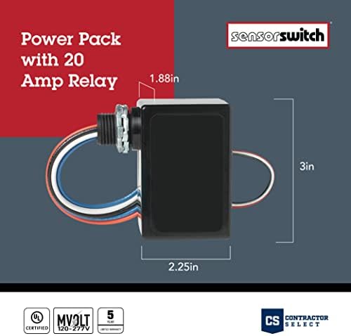 Lithonia Lighting Low Voltage Sensor System Power Pack, Up to 14 Sensors