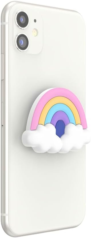 PopSockets Adhesive Phone Grip, Holder- Rainbow Pop | Secure Comfortable Hold, Anti-Drop, Kickstand, Rainbow, Colorful, Electronic Accessories, For iPad/Kindle/iPhone/Android