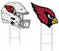 NFL Logo & Helmet 2 Pack Yard Sign Set