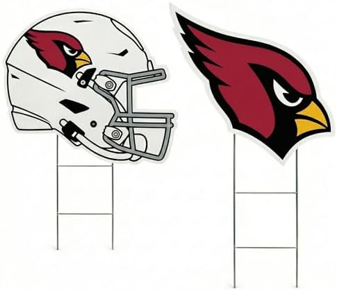 NFL Logo & Helmet 2 Pack Yard Sign Set