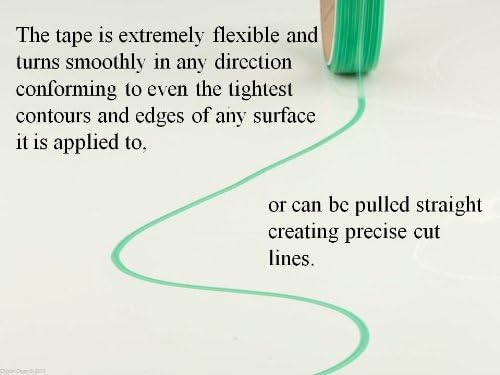 3M Knifeless Finish Line Vinyl Wrap Cutting Tape 50 Meter Roll (164 Ft) for Stripes and More