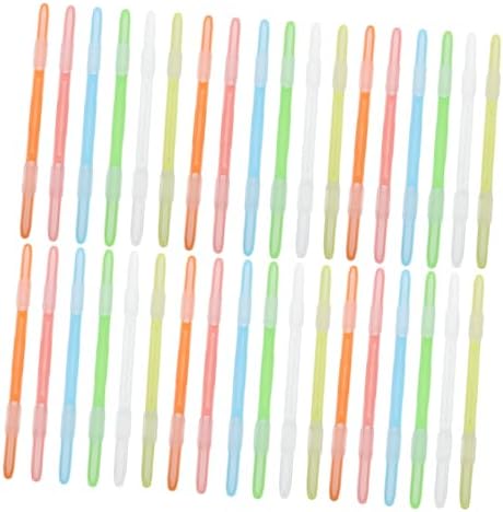 STOBOK 36pcs Plastic Loose Leaf File Clips Document Binding Fasteners Paper Binding Clips for Office School School Document Binder Assorted