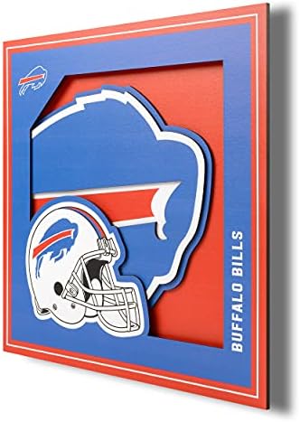 YouTheFan NFL Buffalo Bills 3D Logo Series Wall Art